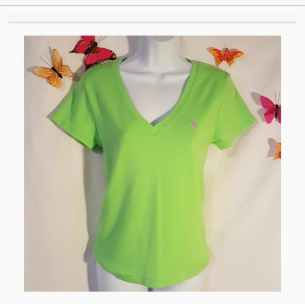 Ralph Lauren Girls Tee Shirt Sz Large